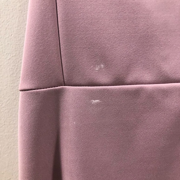 Off the shoulder, asymmetrical formal mini dress - Picture 6 of 6